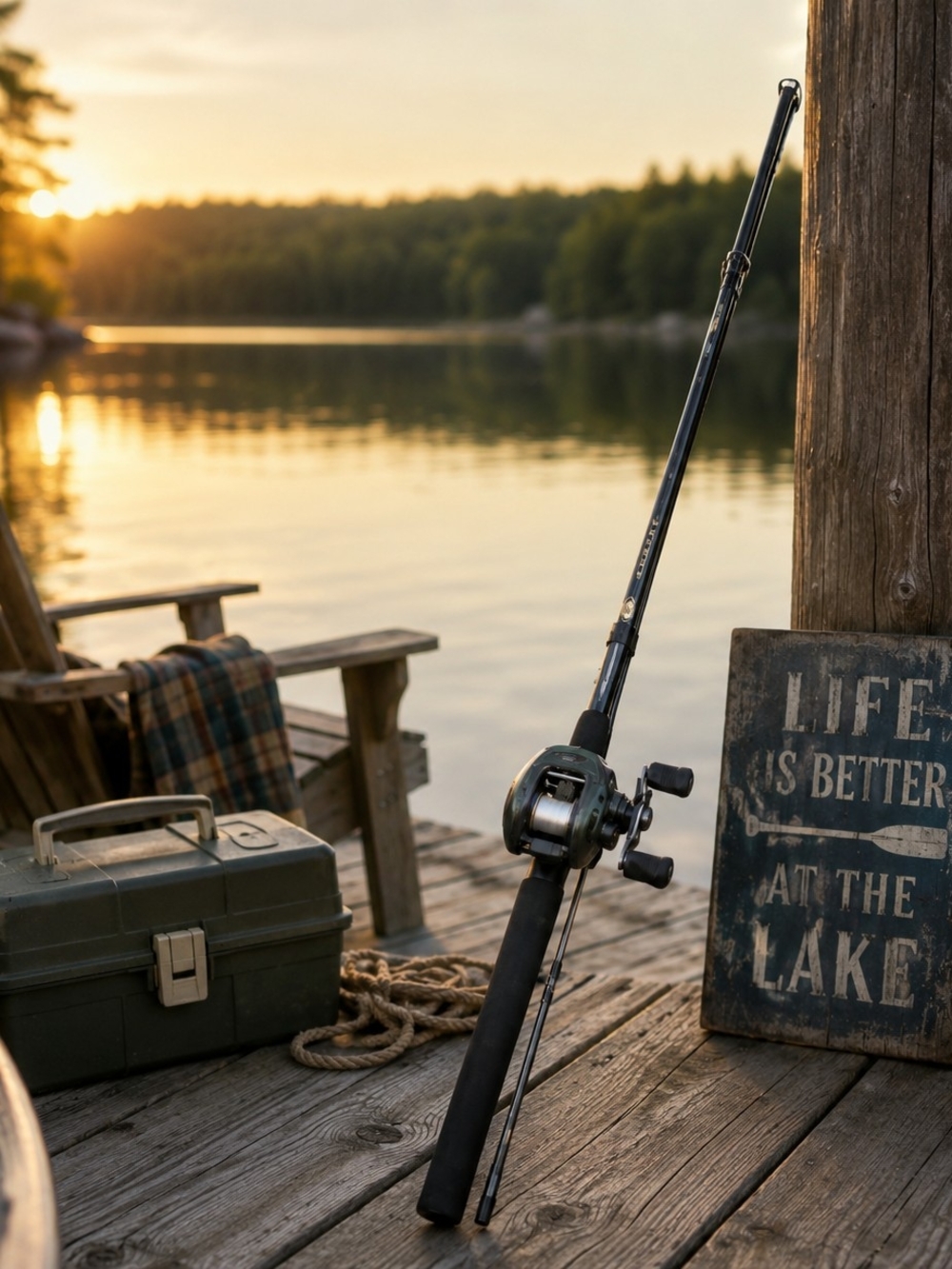 Calrad Fishing Rod with Shimano Curado Reel